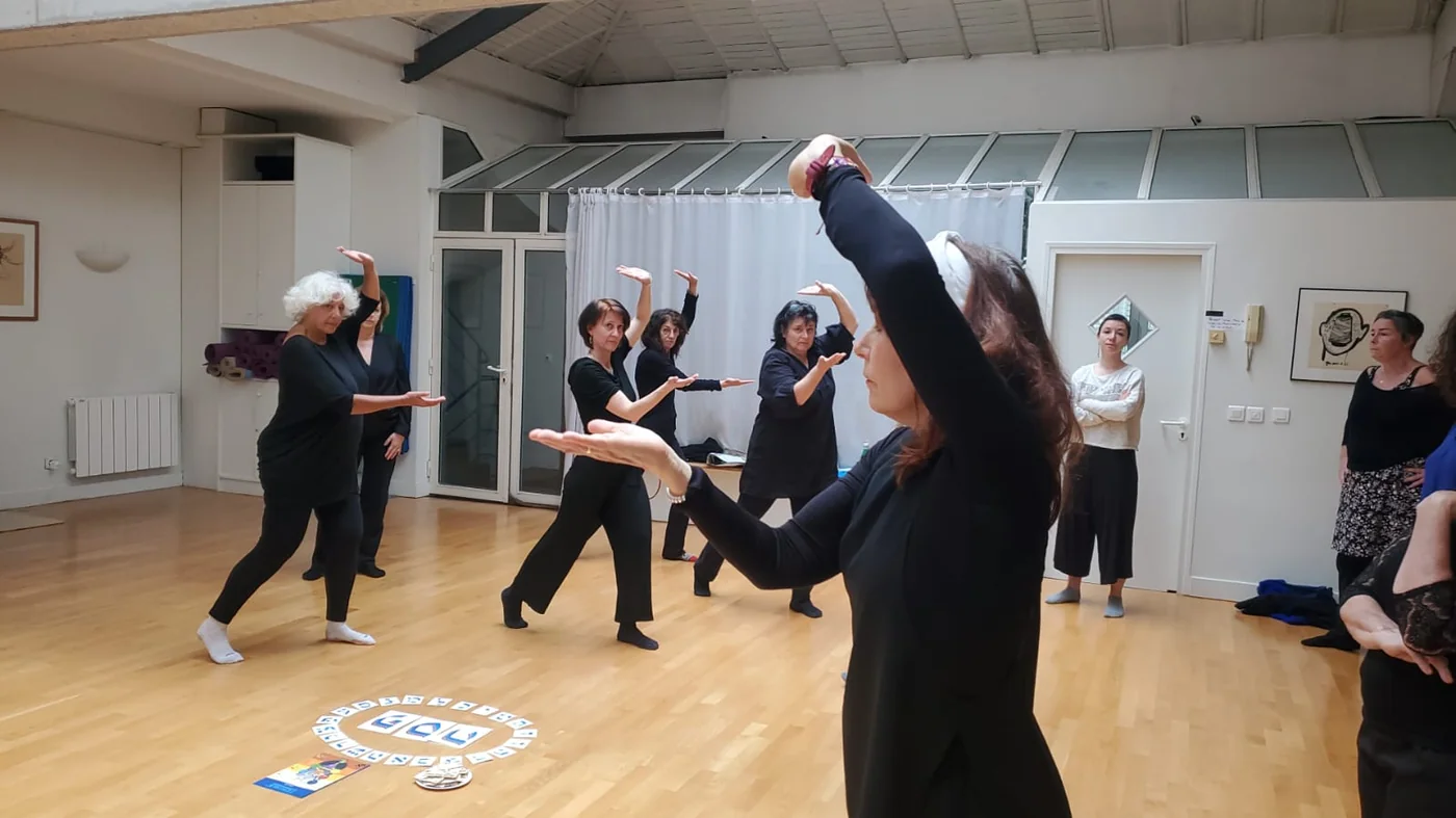 Groupe en atelier Téhima à La Bola Clisson